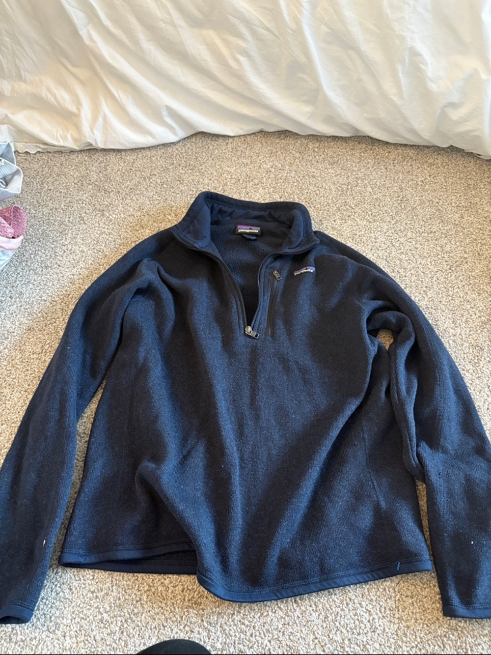Patagonia Men's Navy Half-Zip Fleece Pullover